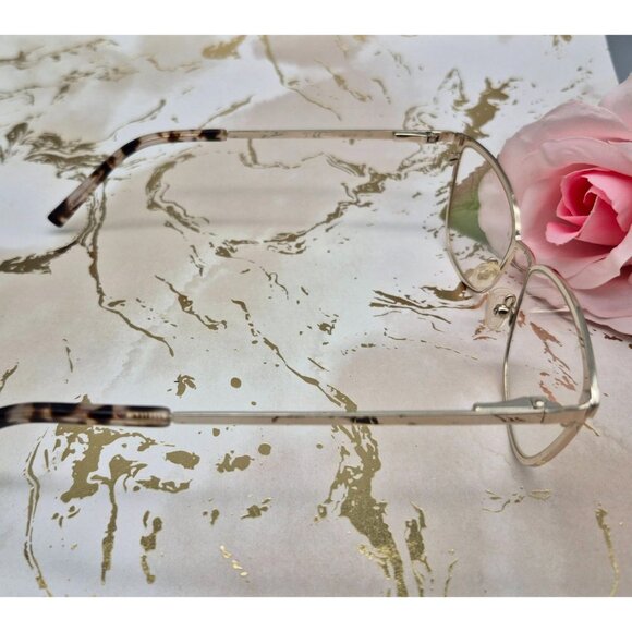 FLOWER Drew Barrymore Women’s Gold Eyeglasses Frames 51-16-145mm Lindsay Cat Eye - Picture 8 of 11